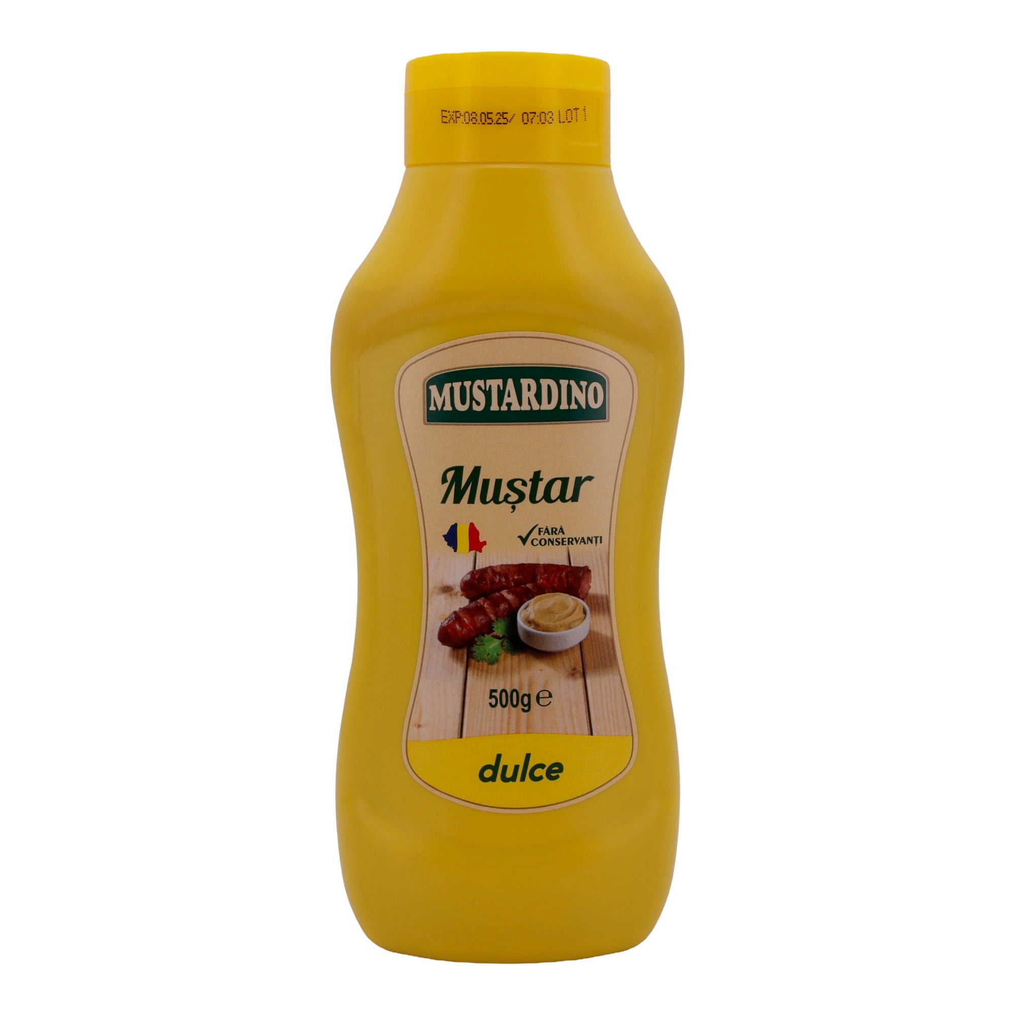 Muștar dulce Mustardino | Süßer Senf | Ohne Konservierungsstoffe | 500 g MUSTARDINO